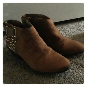 Material girl leather boots